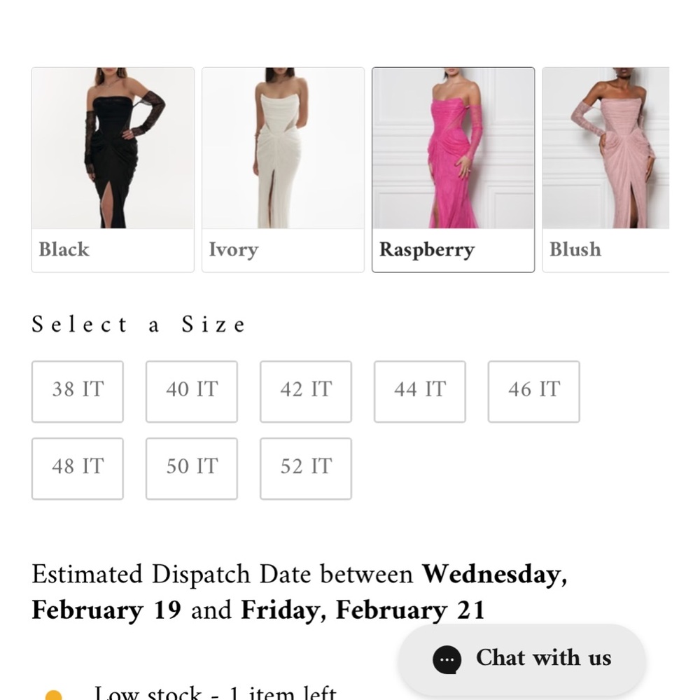 Rhea Costa Kala Dress Raspberry - Picture 5 of 10